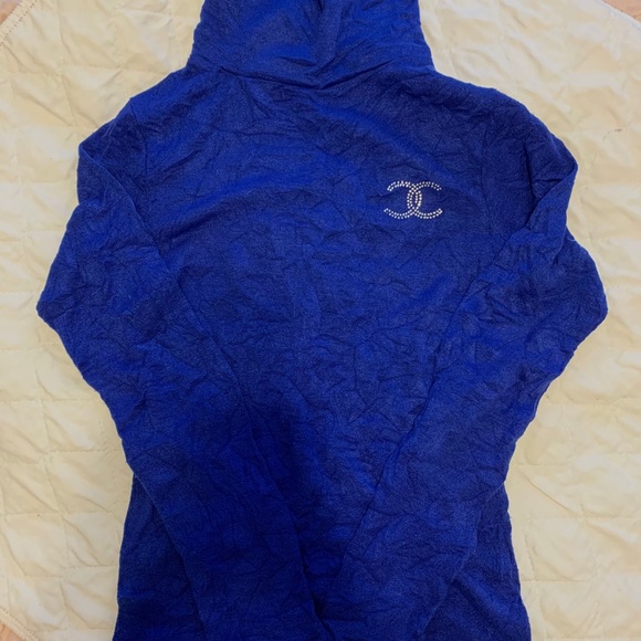 Zara Navy Blue Turtle Neck - Picture 2 of 4